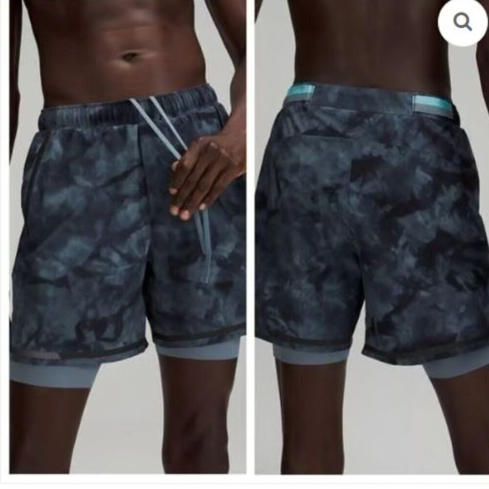LULULEMON Surge Shorts 6"
Incognito Camo Blue Multi
Size Large